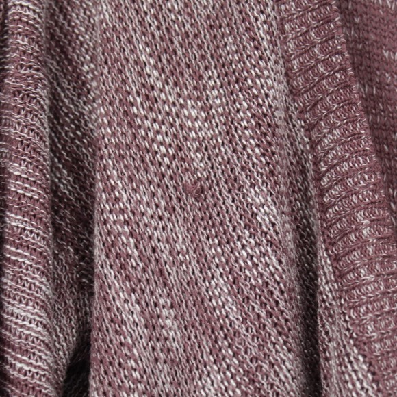 Express Size Large Purple Melange Crossover Lightweight Sweater 3/4 Sleeves - Picture 2 of 7